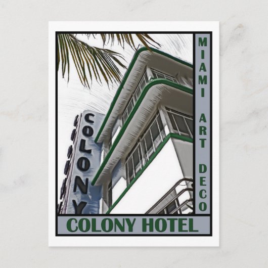 Hotel Colony Postkarte (Vorderseite)