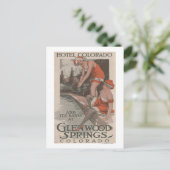 Hotel Colorado & Baths Poster Postkarte (Stehend Vorderseite)