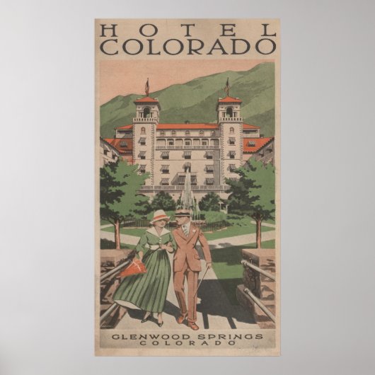 Hotel Colorado Travel Poster (Vorne)