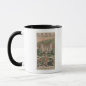 Hotel Colorado Travel Poster Tasse (Links)