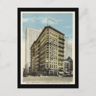 Hotel Continental, New York City 1920er Jahre Vint Postkarte