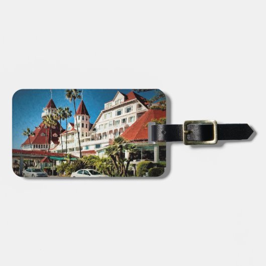 Hotel Coronado Gepäcktag Gepäckanhänger (Vorderseite horizontal)