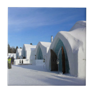 Hotel de Eeis, Quebec, Kanada Fliese