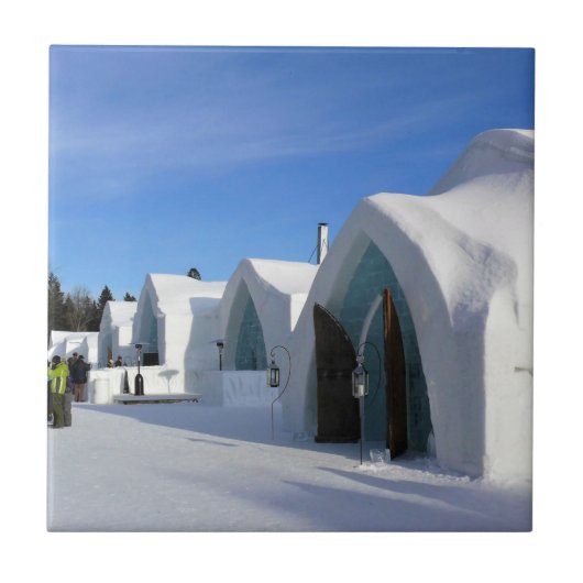 Hotel de Eeis, Quebec, Kanada Fliese (Vorderseite)