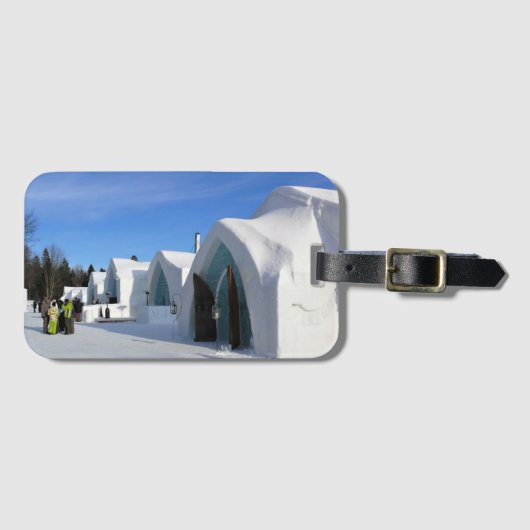 Hotel de Eeis, Quebec, Kanada Gepäckanhänger (Vorderseite (Horizontal))