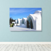 Hotel de Eeis, Quebec, Kanada Leinwanddruck (Insitu (Holzboden))
