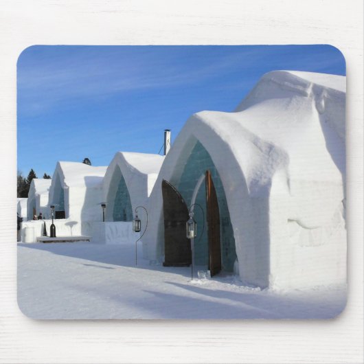 Hotel de Eeis, Quebec, Kanada Mousepad (Vorne)