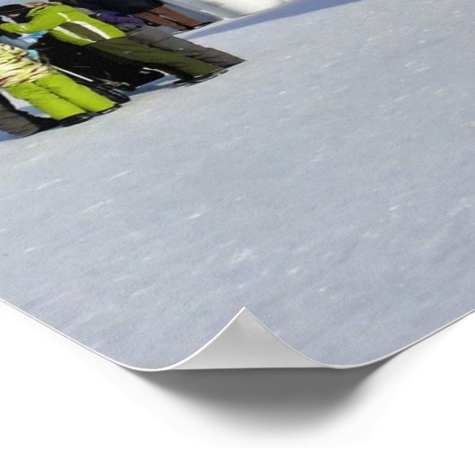 Hotel de Eeis, Quebec, Kanada Poster (Ecke)