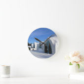 Hotel de Eeis, Quebec, Kanada Runde Wanduhr (Zuhause)