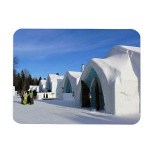 Hotel de Glace, Quebec, Kanada Magnet