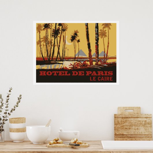 Hotel de Paris (Le Caire) Poster (Küche)