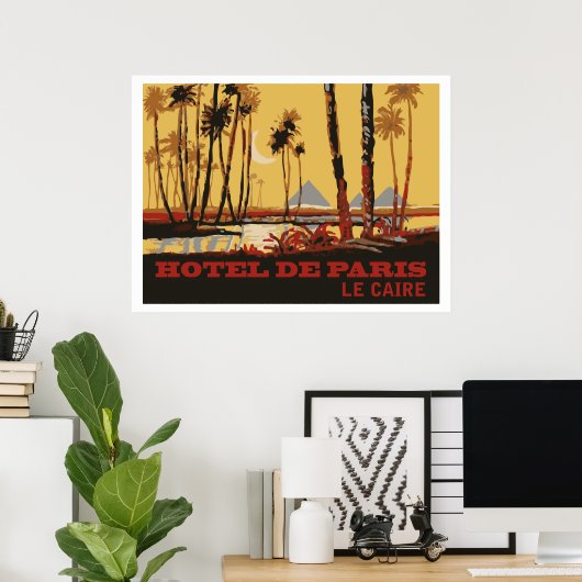Hotel de Paris (Le Caire) Poster (Heimbüro)