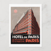 Hotel De Paris Postkarte (Vorderseite)