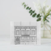 Hotel de Pourtales, Fassade, 1850 Postkarte (Stehend Vorderseite)