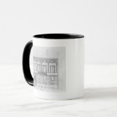 Hotel de Pourtales, Fassade, 1850 Tasse (Vorderseite Links)