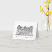 Hotel de Ville, Dakar, Senegal Karte (Gelbe Blume)