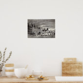 Hotel de Ville, Paris, 1847 Poster (Küche)