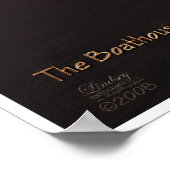 Hotel Del Boathouse Poster (Ecke)