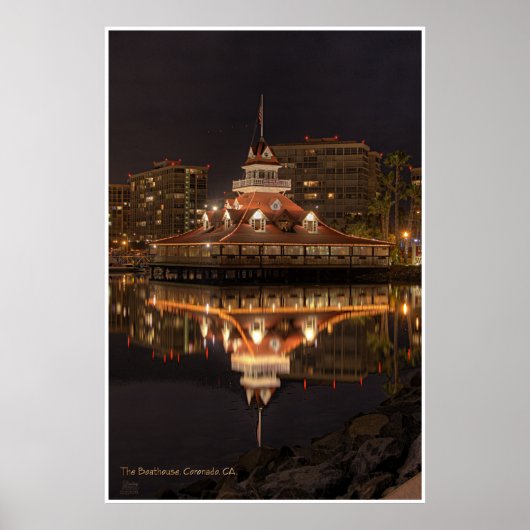 Hotel Del Boathouse Poster (Vorne)