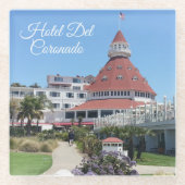 Hotel Del Coronado Glas-Untersetzer Glasuntersetzer (Vorderseite)