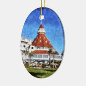Hotel Del Coronado Keramikornament (Links)