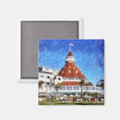 Hotel Del Coronado Magnet (Vorderseite/Rückseite)