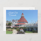 Hotel Del Coronado Postcard Postkarte (Vorne/Hinten)