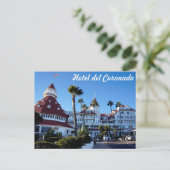 Hotel del Coronado Postkarte (Stehend Vorderseite)