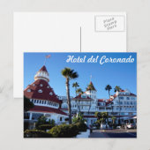 Hotel del Coronado Postkarte (Vorne/Hinten)
