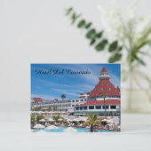 Hotel Del Coronado Postkarte (Stehend Vorderseite)