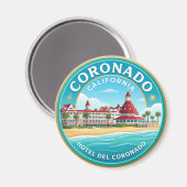 Hotel del Coronado USA Magnet (Vorderseite/Rückseite)