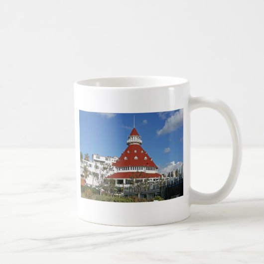 Hotel Del Coronado vom Strand Kaffeetasse (Rechts)