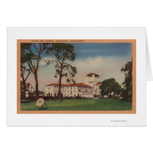 Hotel Del Monte und Bogenschießen - Monterey, CA (Vorderseite (Horizontal))