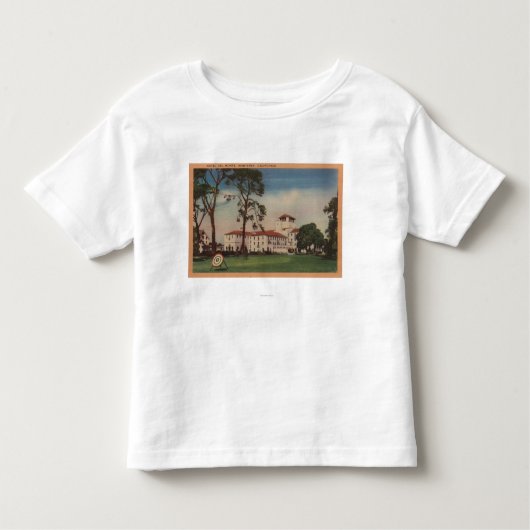 Hotel Del Monte und Bogenschießen-Rasen - Kleinkind T-shirt (Vorderseite)