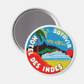 Hotel Des Indes Batavia Magnet (Vorderseite/Rückseite)
