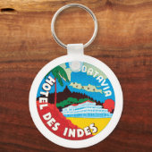 Hotel Des Indes Luggae Label Schlüsselanhänger (Vorderseite)