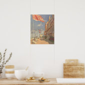 Hotel Des Roches Noires in Trouville - Claude Mone Poster (Küche)