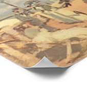 Hotel Des Roches Noires in Trouville - Claude Mone Poster (Ecke)