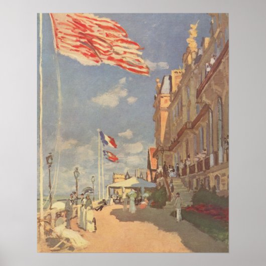 Hotel Des Roches Noires in Trouville - Claude Mone Poster (Vorne)