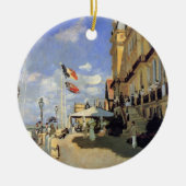 Hotel des Roches Noires, Trouville von Claude Mone Keramik Ornament (Vorne)
