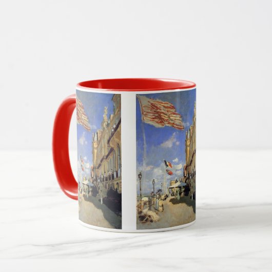 Hotel des Roches Noires, Trouville von Claude Mone Tasse (Vorderseite Links)