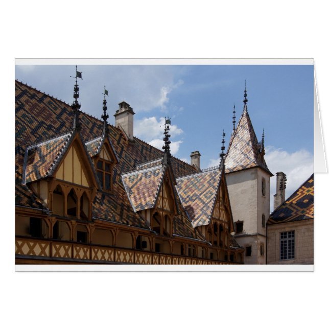 Hotel-Dieu De Beaune Frankreich Gebäude Architectu (Vorderseite (Horizontal))