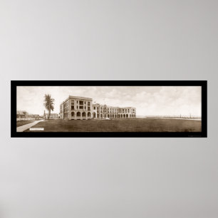 Hotel-Doppelpunkt-Panama-Foto 1913 Poster