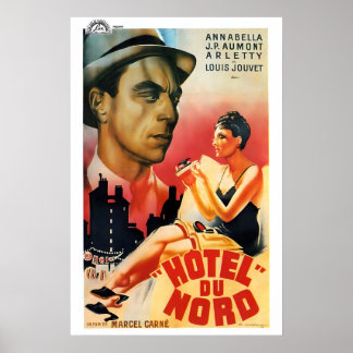 Hotel du Nord 1938 Filmplakat Druck A1 30er Kult Poster