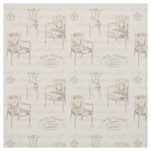 Hotel Dulocke Gewebe Stoff (Muster)