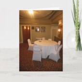 Hotel Duluth Covered Chairs & Tables Hallowe’en Karte (Vorderseite)