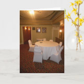 Hotel Duluth Covered Chairs & Tables Hallowe’en Karte (Gelbe Blume)