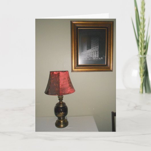 "Hotel Duluth Table Setting" Hallowe’en Karte (Vorderseite)