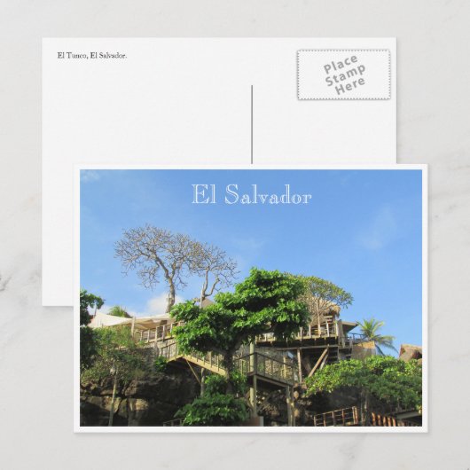 Hotel el tunco postkarte (Vorne/Hinten)