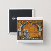 Hotel Excelsior Casablanca Button (Vorne & Hinten)
